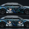 🎨 Manga Style Car Wrap - Dynamic Anime Art