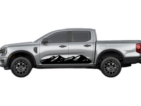 Mountain decals and side graphics compatible with Ford Ranger