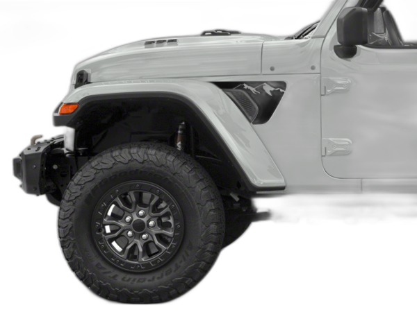 Mountain Fender Vent Side Graphics for Jeep Wrangler JL