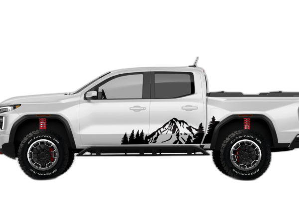 Mountain Forest Decals Graphics for GMC Canyon