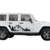 Mountain Forest Door Decals Graphics for Jeep Wrangler JK