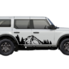 Mountain Forest Door Side Decals Graphics for Ford Bronco