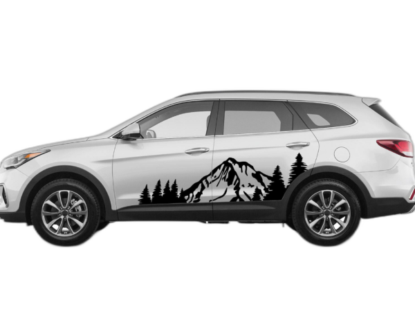 Mountain Forest Graphics for Hyundai Santa Fe 2019-2023