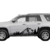 Mountain forest side graphics decals compatible with GMC Yukon 2015-2020