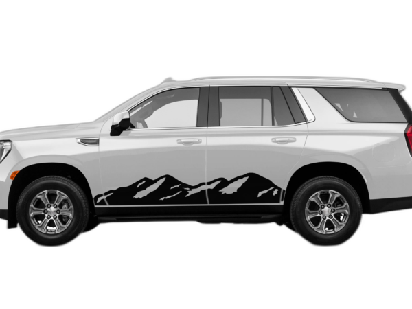 Mountain graphics decals compatible with GMC Yukon