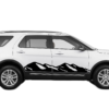 Mountain graphics side decals compatible with Ford Explorer 2011-2019