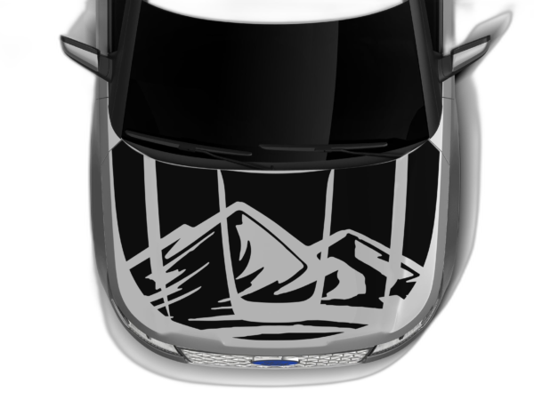 Mountain hood graphics decals compatible with Ford Explorer 2013-2015