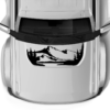 Mountain lake hood graphics decals compatible with Ford Bronco