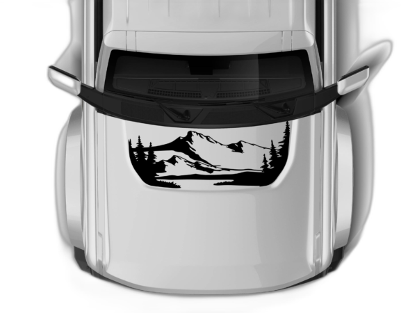 Mountain Lake Hood Graphics for Ford Bronco