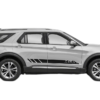 Mountain lower side stripes decals graphics compatible with Ford Explorer