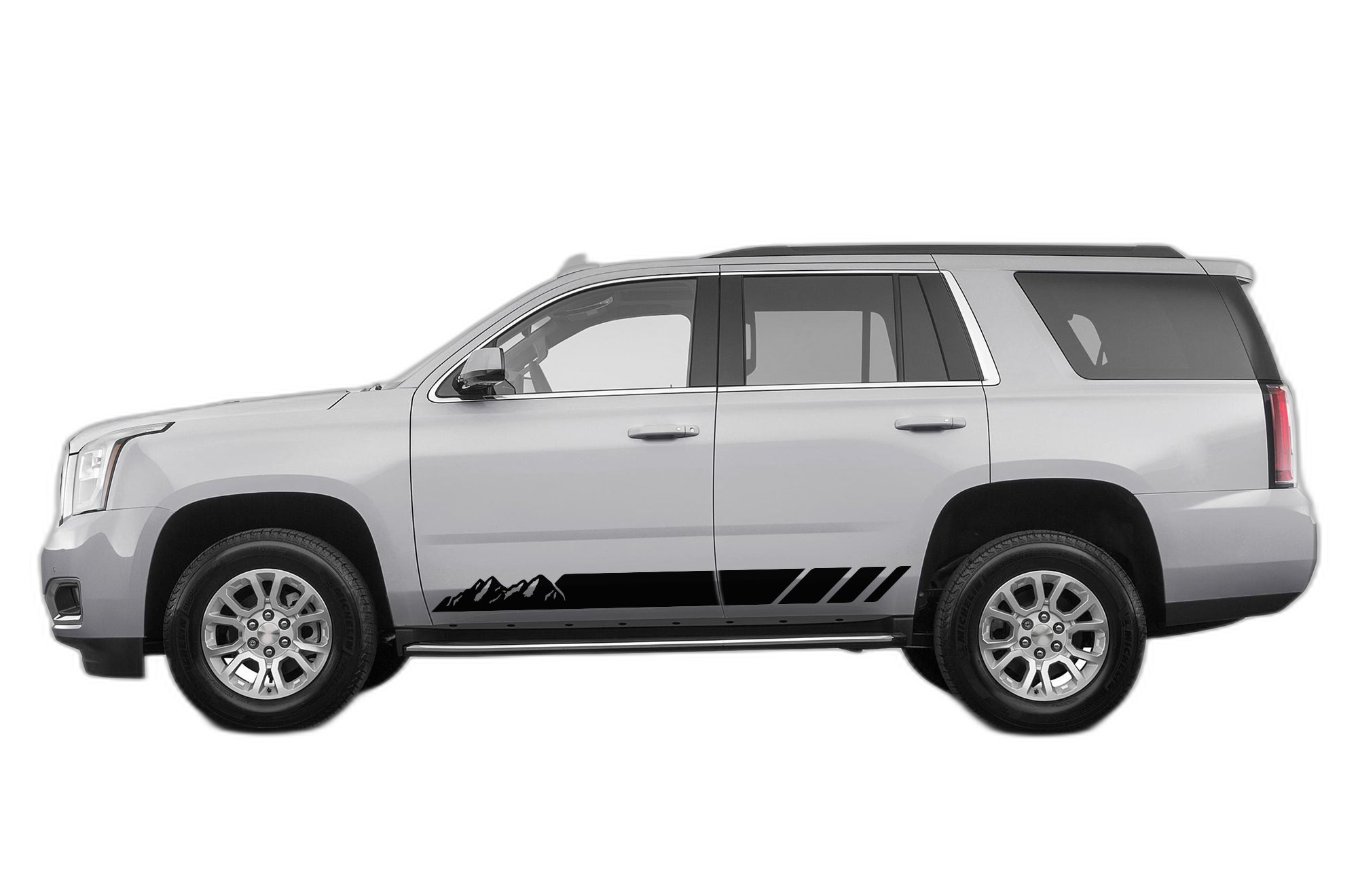Mountain lower stripes graphics decals compatible with GMC Yukon 2015-2020