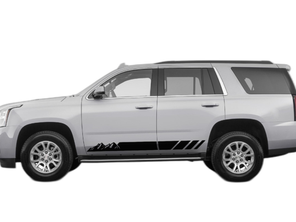 Mountain Lower Stripes Graphics for GMC Yukon 2015-2020