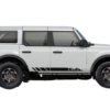 Mountain lower stripes side decals graphics compatible with Ford Bronco