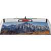 Mountain perforated rear window decal graphics compatible with Dodge Ram