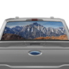 Mountain perforated rear window decal graphics compatible with Ford F150