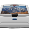 Mountain perforated rear window decal graphics compatible with Ford F150 2015-2020