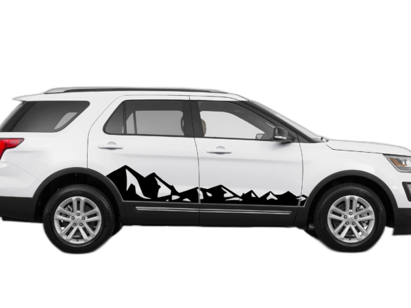 Mountain Range Side Decals Graphics for Ford Explorer 2011-2019