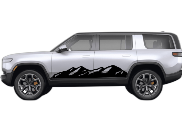 Mountain Side Decals Graphics for Rivian R1S