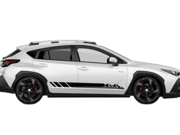 Mountain stripes graphics decals compatible with Subaru Crosstrek