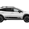 Mountain stripes graphics decals compatible with Subaru Crosstrek 2018-2023