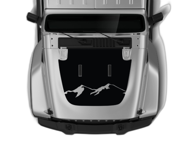 Mountain Style Hood Graphics for Wrangler JL