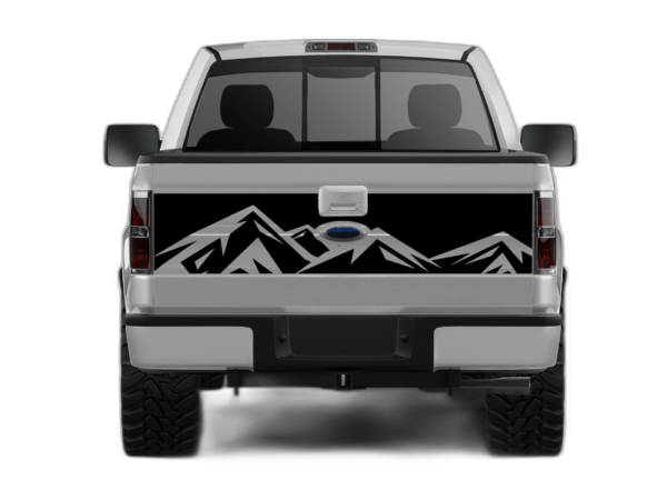 Mountain tailgate decals graphics compatible with Ford F150 2009-2014