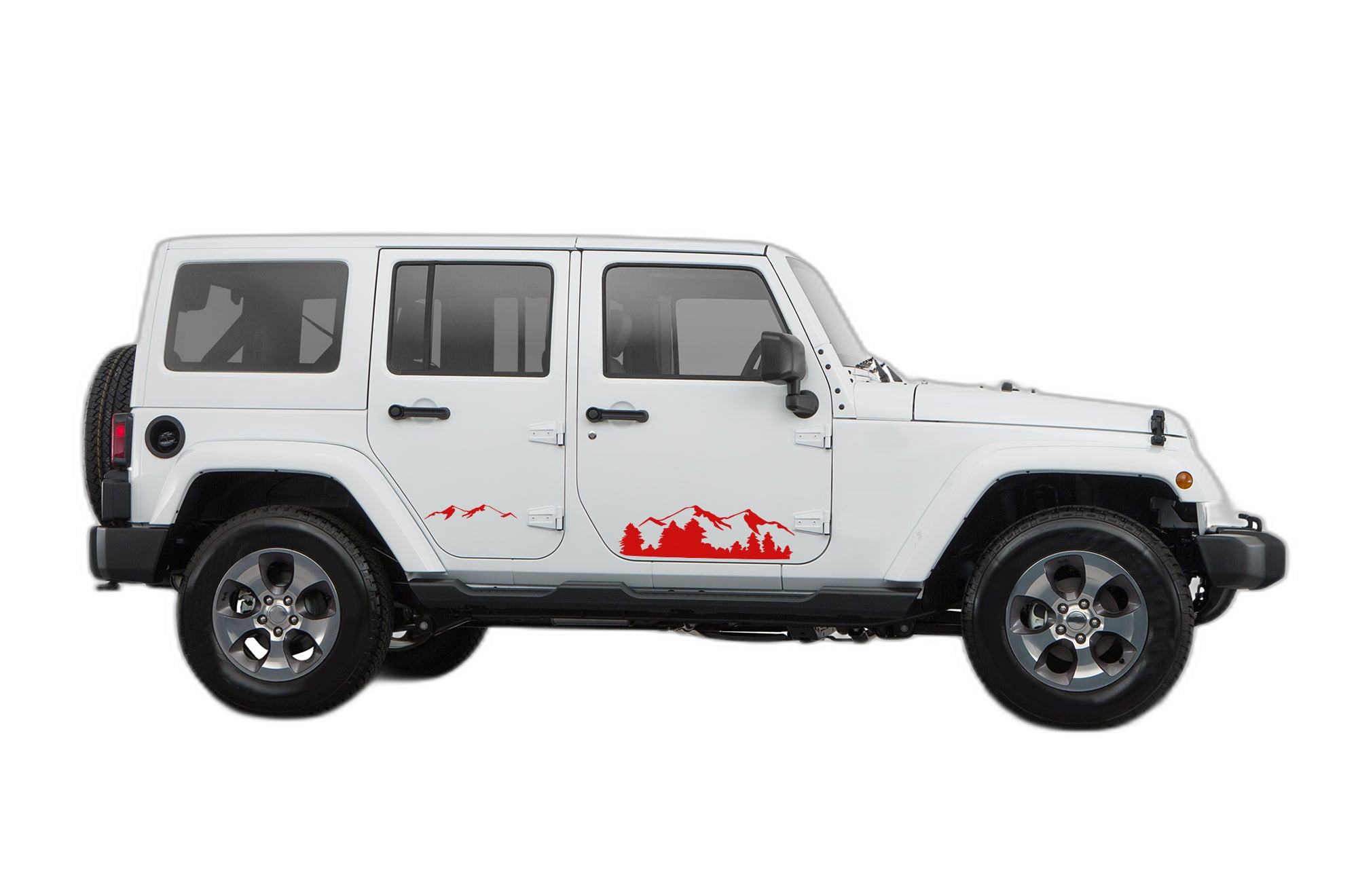 Mountain Door Decals Graphics for Jeep Wrangler JK - Image 2