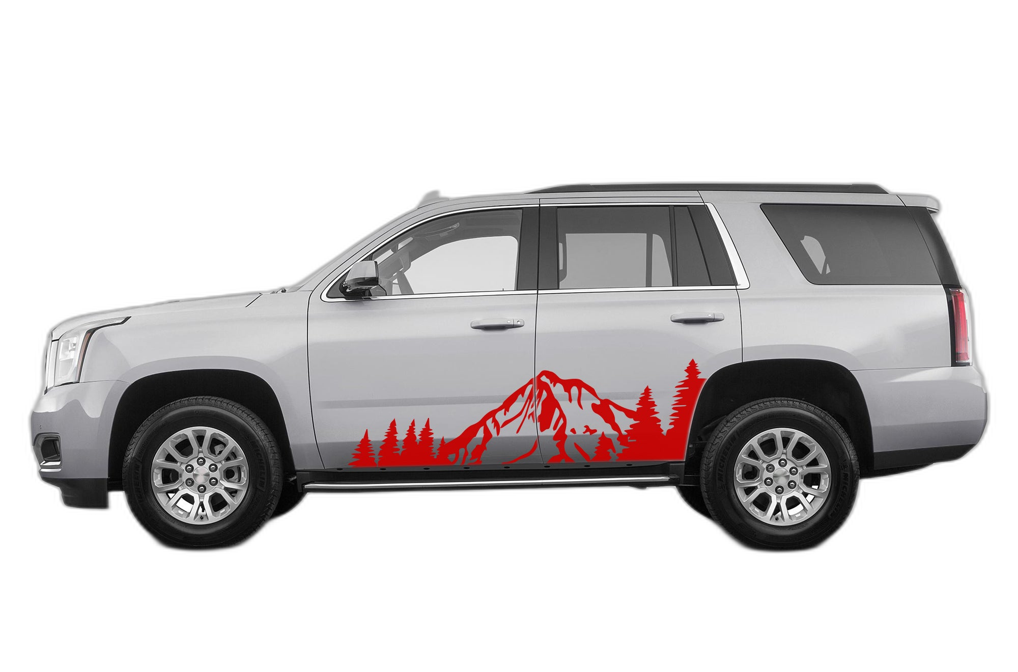 Mountain Forest Side Graphics for GMC Yukon 2015-2020 - Image 2