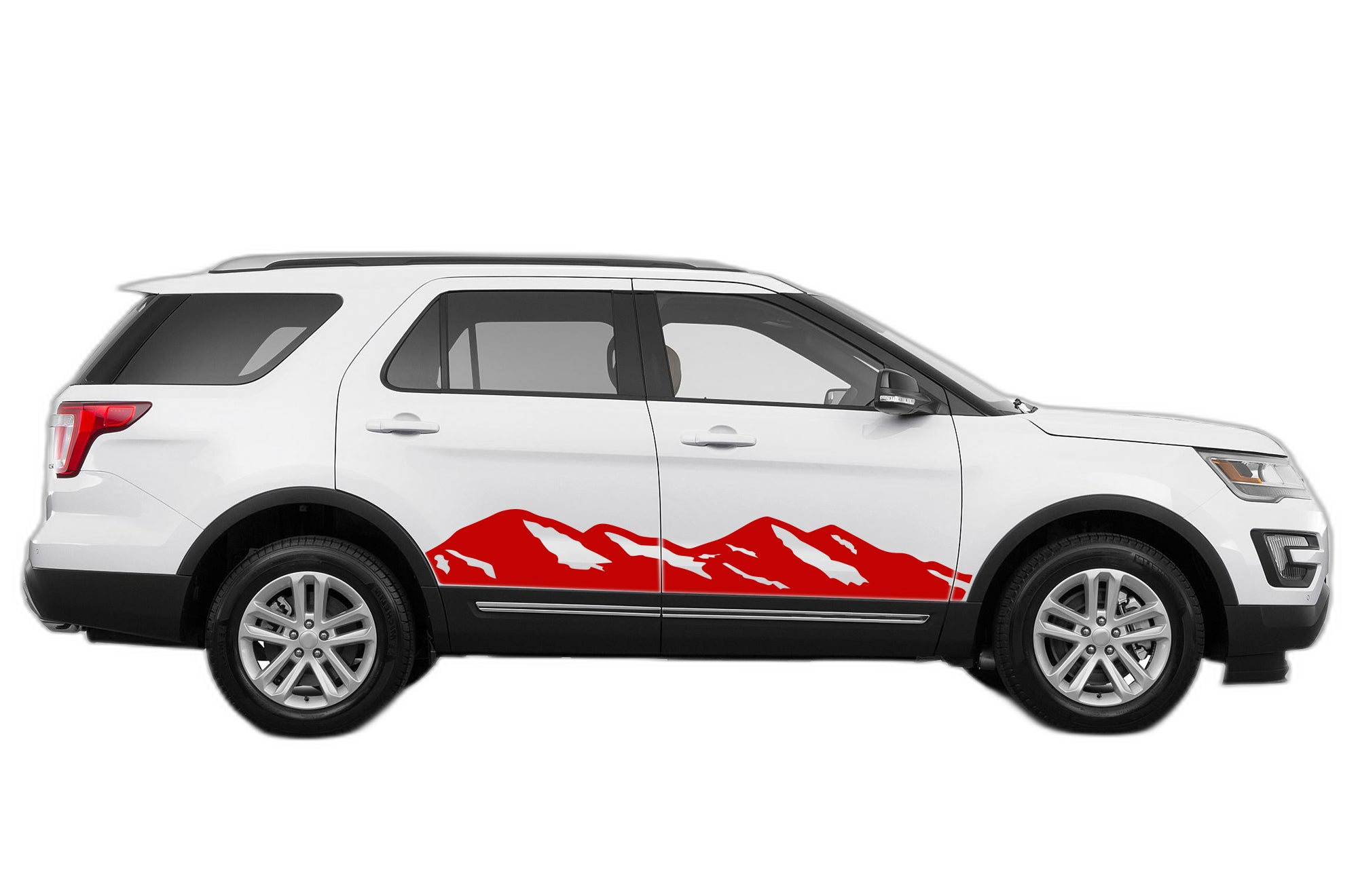 Mountain graphics side decals compatible with Ford Explorer 2011-2019 - Image 2