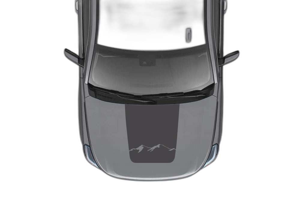 Mountain hood graphics decals compatible with GMC Yukon 2015-2020 - Image 2