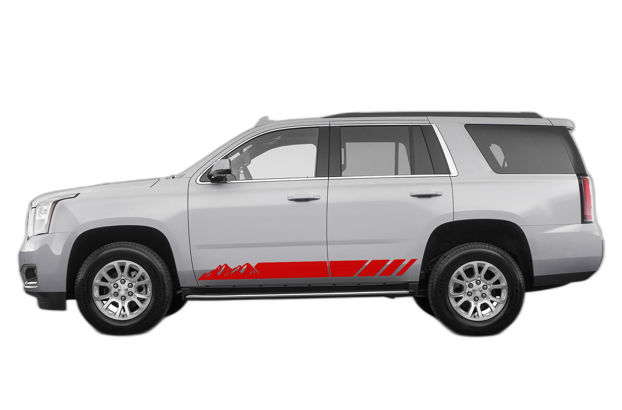 Mountain lower stripes graphics decals compatible with GMC Yukon 2015-2020 - Image 2