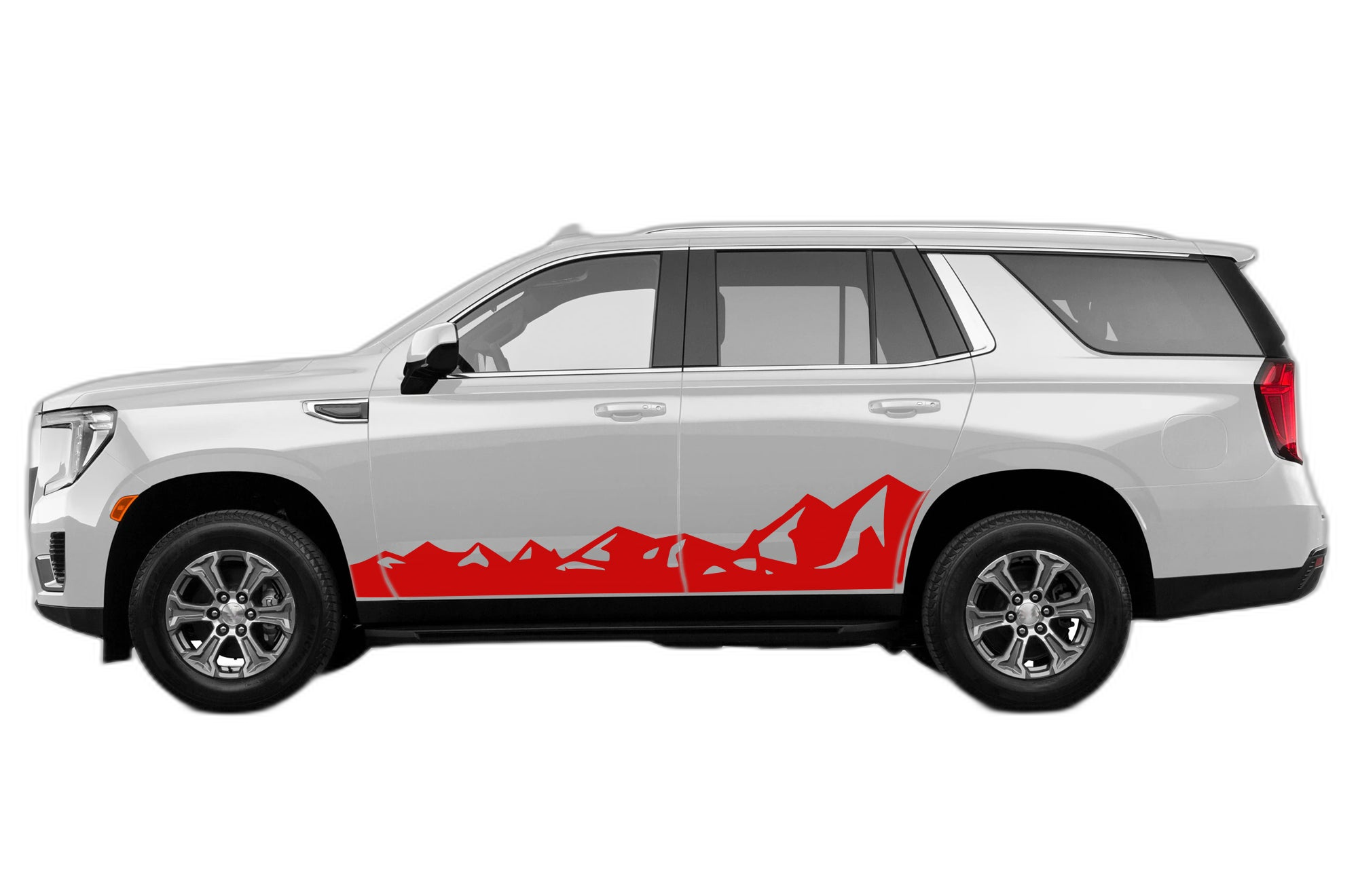 Mountain range graphics decals compatible with GMC Yukon - Image 2