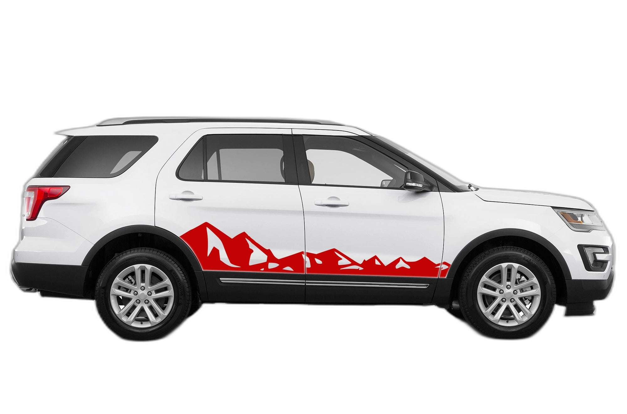 Mountain Range Side Decals Graphics for Ford Explorer 2011-2019 - Image 2