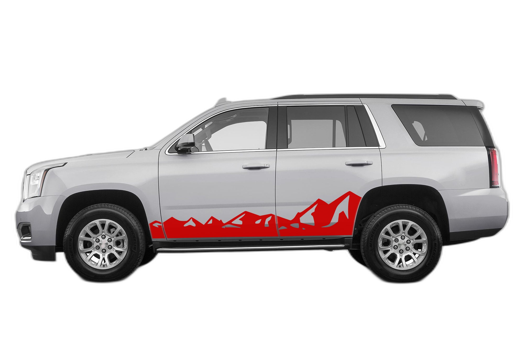 Mountain range side graphics decals compatible with GMC Yukon 2015-2020 - Image 2