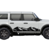 Mountains Side Decals Graphics for Ford Bronco