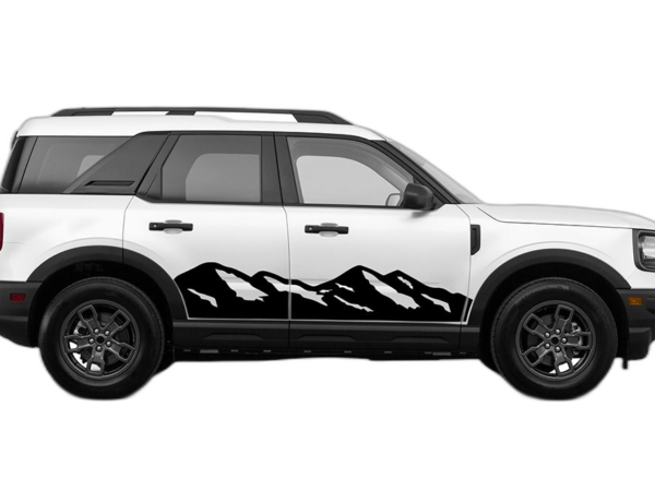 Mountains Side Decals Graphics for Ford Bronco Sport