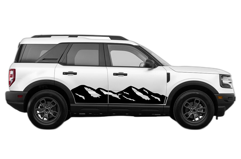 Mountains Side Decals Graphics for Ford Bronco Sport