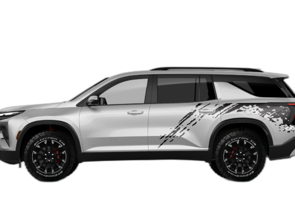 Mud Splash Back Decals Graphics for Chevrolet Traverse