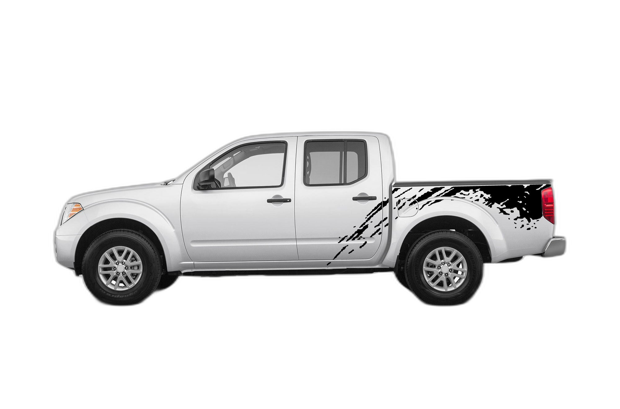 Mud Splash Bed Side Decals Graphics for Nissan Frontier 2005-2021