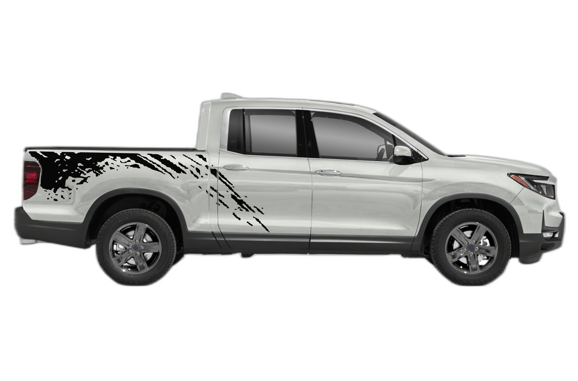 Mud splash side bed decals graphics compatible with Honda Ridgeline