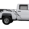 Mud splash side bed decals graphics compatible with Chevrolet Silverado 2014-2018