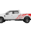 Mud Splash Side Bed Decals Graphics for Ford F250 2017-2022