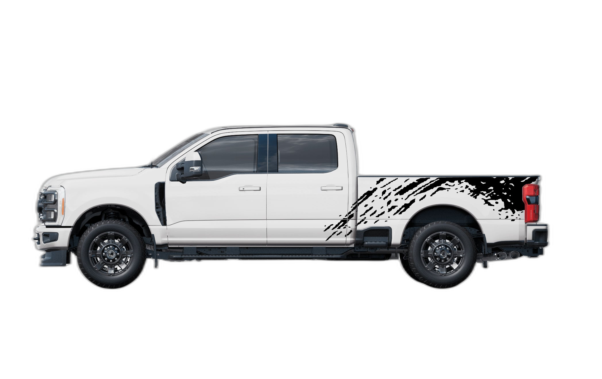 Mud Splash Side Bed Decals Graphics for Ford F250