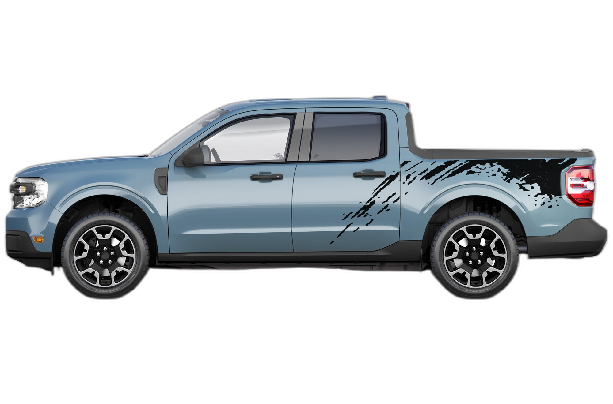 Mud Splash Side Bed Decals Graphics for Ford Maverick