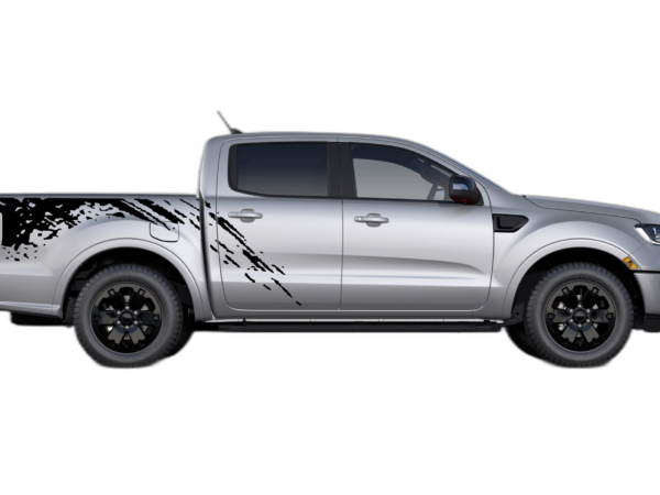 Mud Splash Side Bed Decals Graphics for Ford Ranger 2019-2023