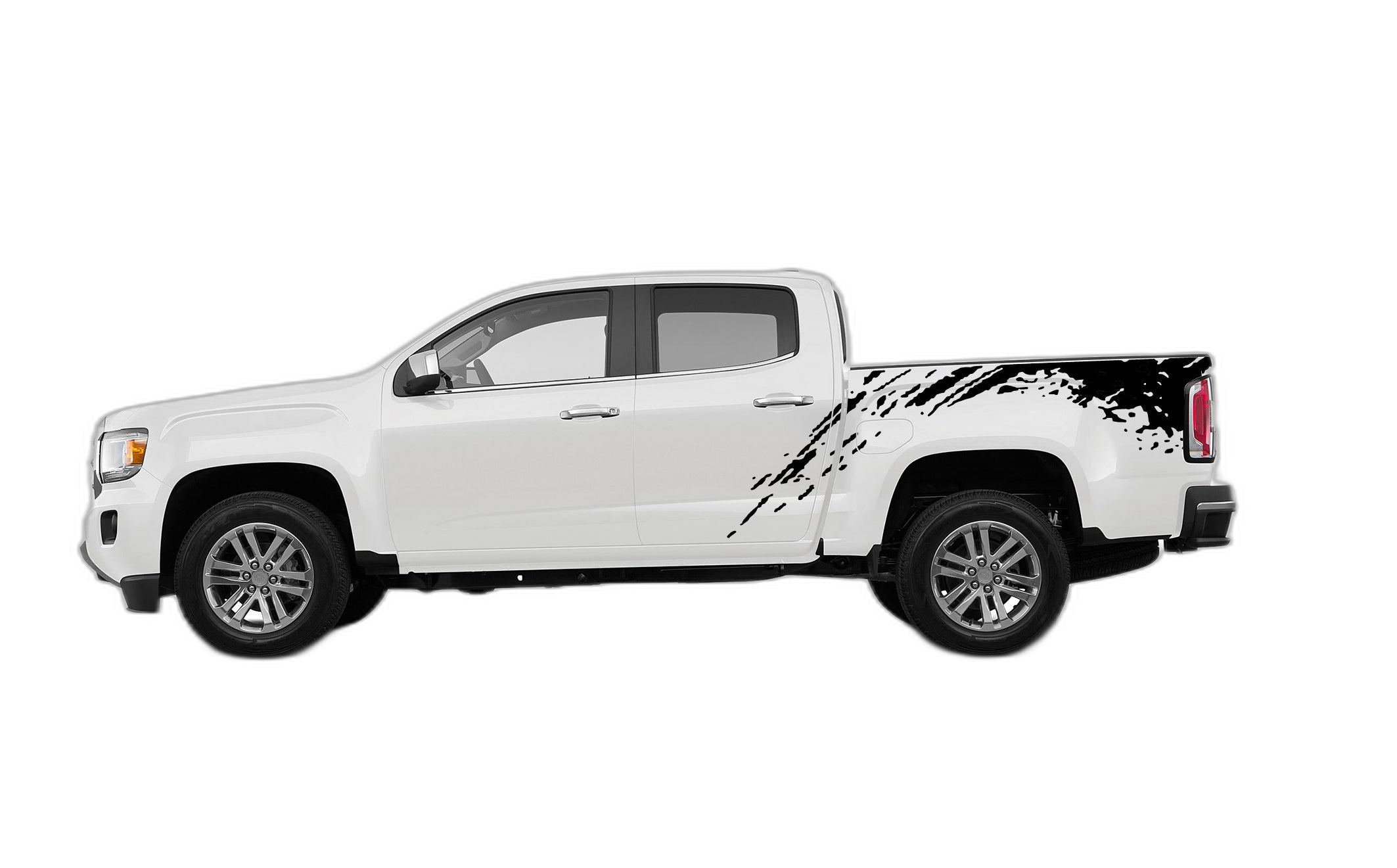 Mud Splash Side Bed Decals Graphics for GMC Canyon 2015-2022