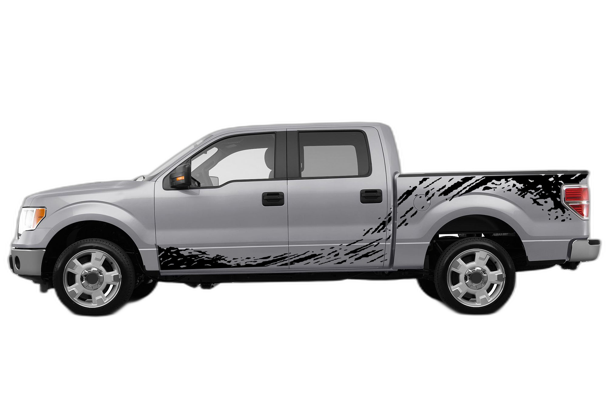 Mud splash side decals graphics compatible with Ford F150 2009-2014