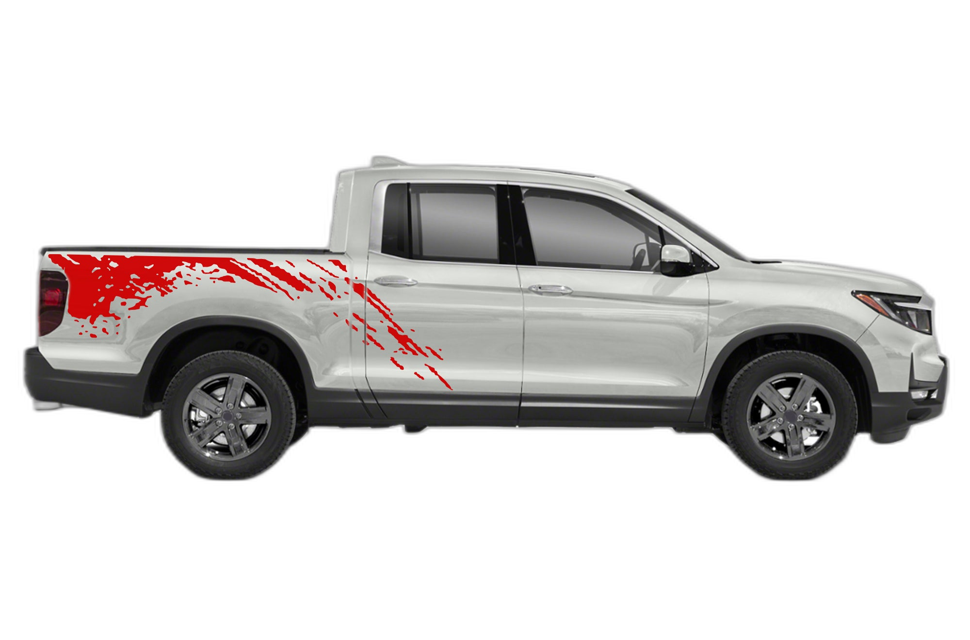 Mud splash side bed decals graphics compatible with Honda Ridgeline - Image 2