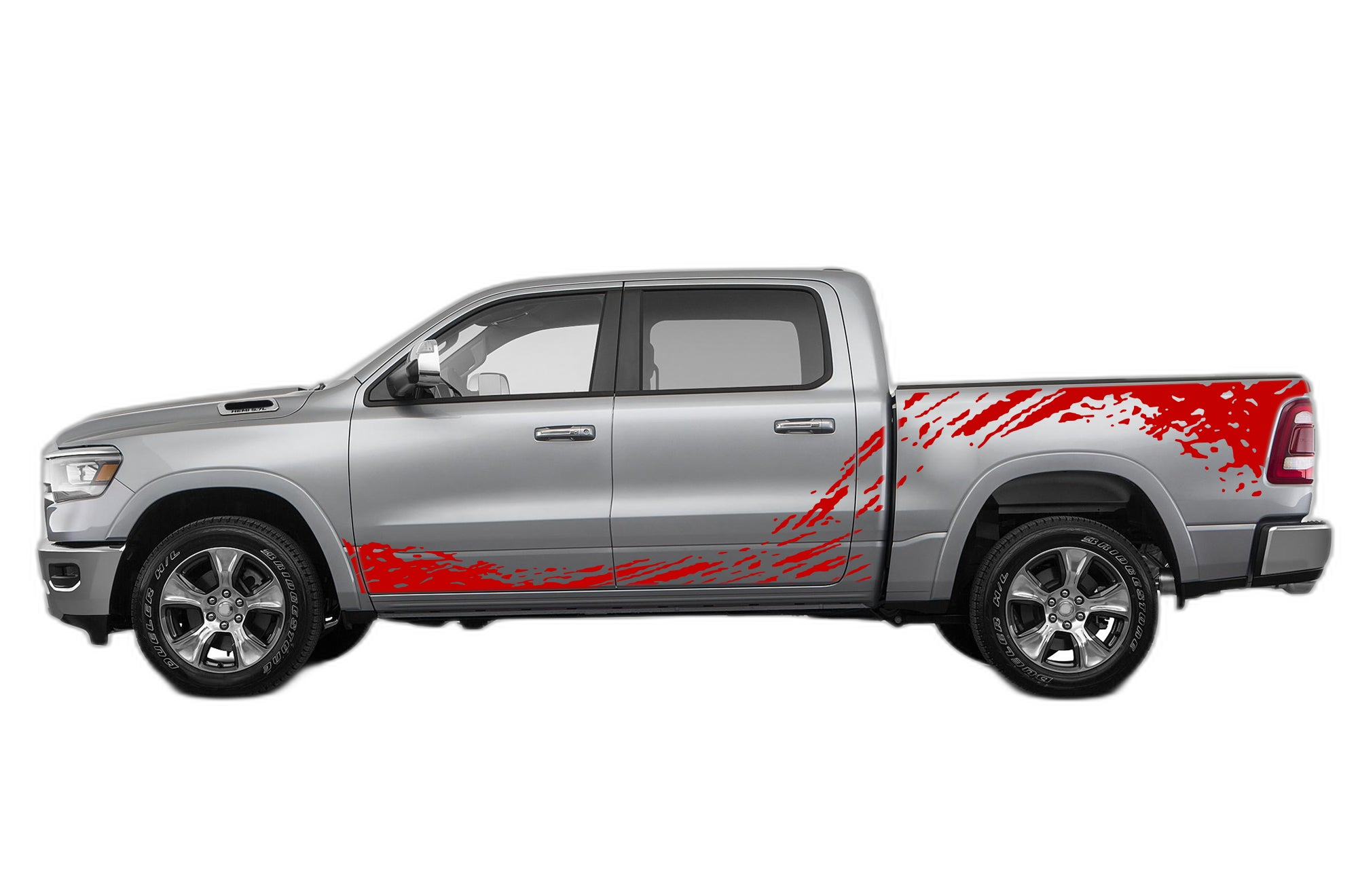 Mud Splash Side Decals Graphics for Dodge Ram - Image 2