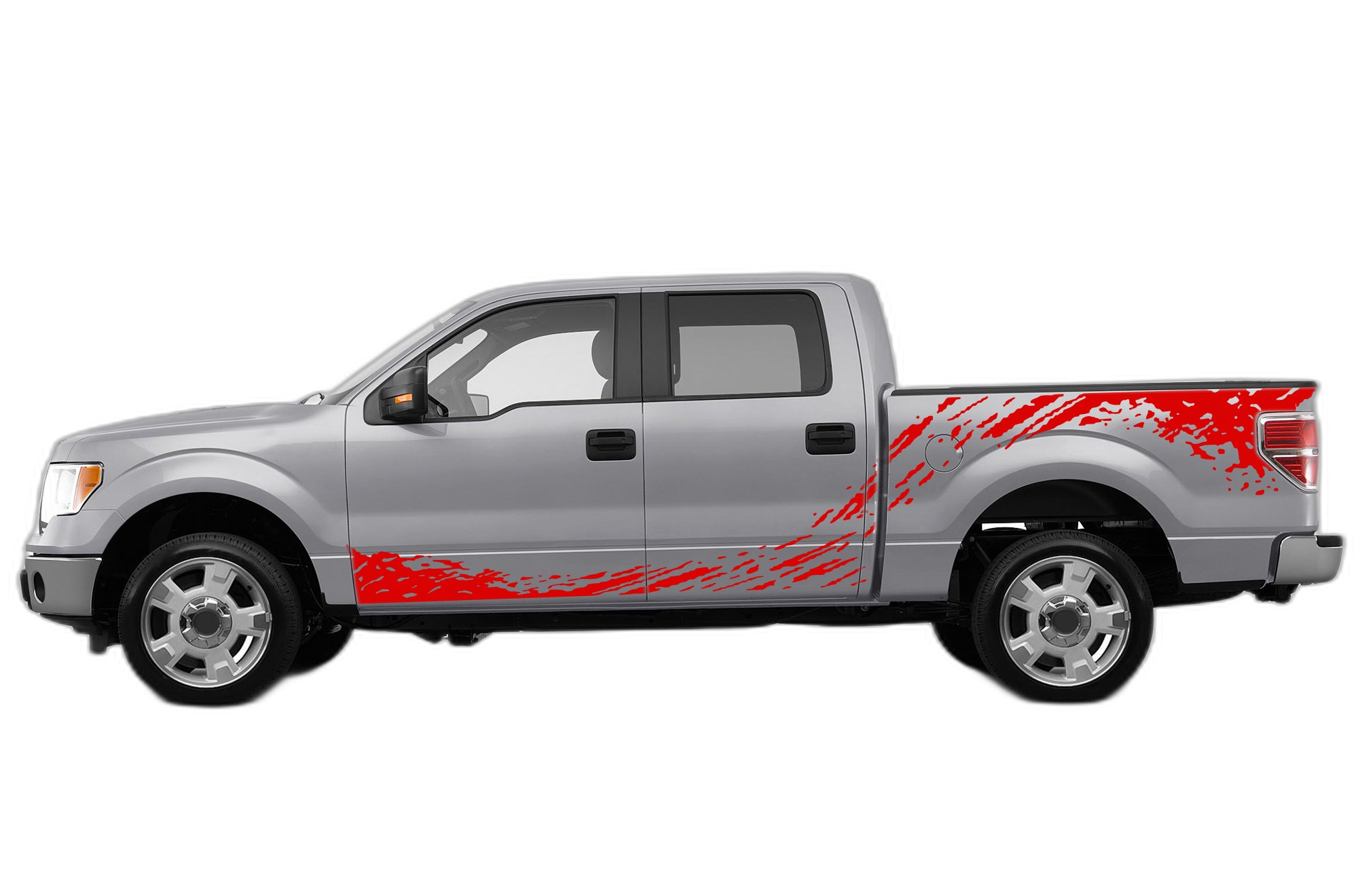 Mud splash side decals graphics compatible with Ford F150 2009-2014 - Image 2